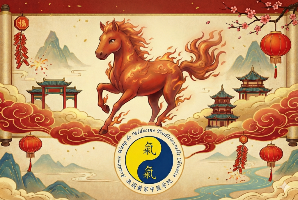 L&rsquo;ACADÉMIE WANG VOUS SOUHAITE UNE BONNE ANNÉE DU CHEVAL DE FEU !